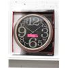 Image 1 : New 16" Wall Clock with Glass Lens