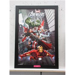 Framed "Avengers Assemble" Poster