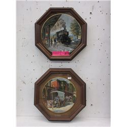 2 Limited Edition Ted Xaras Collector Plates