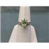 Image 1 : 10KT Gold Diamond & Peridot Ring