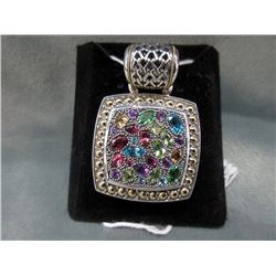 Effy .925 Silver & 18KT Yellow Gold Pendant
