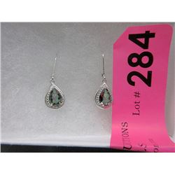New Mystic Topaz & Diamond Dangle Earrings