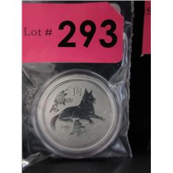 2018 Australia 1/2 Ounce .9999 Silver Coin