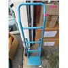Image 1 : Blue Metal Hand Dolly with Solid Rubber Wheels