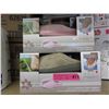 Image 1 : 2 Pairs of New Memory Foam Slippers - Size L & XL