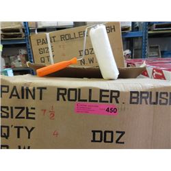 4 Dozen New Roller Brushes - 7.5" Sleeves