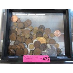 2 Pounds of  Assorted Coins and Tokens