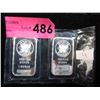 Image 1 : 2 Sunshine Minting .999 Silver 1 Oz. Bars