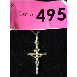 10 KT Yellow Gold Cross