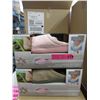 Image 1 : 2 New Pairs of Memory Foam Slippers - Size L & XL