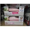 Image 1 : 2 New Pairs of Memory Foam Slippers - Size L