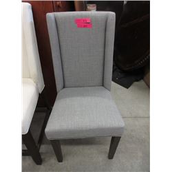 Pair of New Grey 19" Fabric Side Chairs