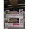 Image 1 : 2 Pairs of New Memory Foam Slippers - Size L & XL