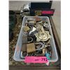 Image 1 : Container of Metal Padlocks & More
