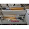 Image 1 : 3 Boxes of Birch Handled Artist Bristle Brushes
