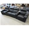 Image 1 : New Black Leather Like Theater Seating
