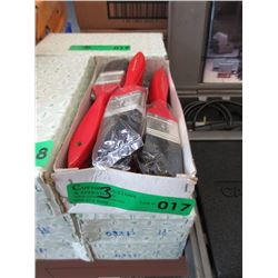 3 Dozen New 1-1/2" Pure Bristle Paint Brushes