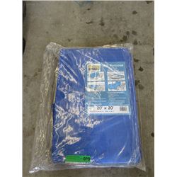 Western Rugged Blue Tarp - 20 Feet x 20 Feet