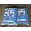 Image 1 : 2 Western Rugged Blue Tarps - 10 Feet x 14 Feet