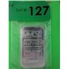 Image 1 : 1 Oz. .999 Fine Silver Johnson Matthey Bar