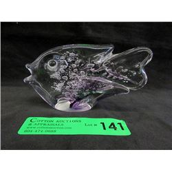 Signed Hot Island Glass Trigger Fish