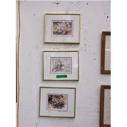 3 Framed Prints - Various Artists