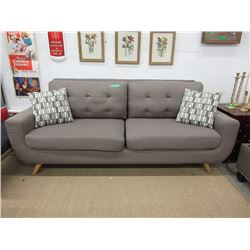 New Retro Style 84" Fabric Sofa