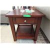 Image 1 : New End Table with Drawer & Shelf