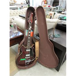 Pan Electric Guitar with Case, Strap & Strings