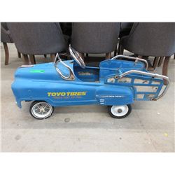 Vintage Team Toyo Children's Pedal Car