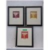 Image 1 : 3 Framed Bar Art