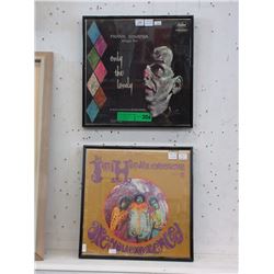 2 Framed Vinyl LP Original Pressings