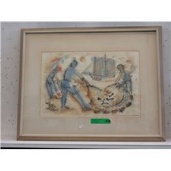 Original Signed Snider Watercolour