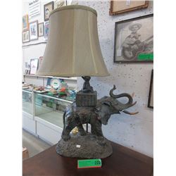 Elephant Table Lamp - Damaged Tusk