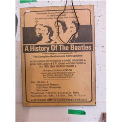 1965 Advertisement for Beatlemania Retrospective