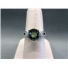 Image 1 : Blue Mystic Topaz & Diamond Solitaire Ring