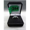 Image 2 : Blue Mystic Topaz & Diamond Solitaire Ring