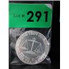 Image 1 : 1 Oz. USA Trade Unit motif .999 Silver Round