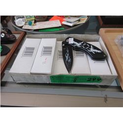 8 New Folding Knives with 3" Blades