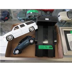 2 Die- Cast Cars & Chevy Hauler