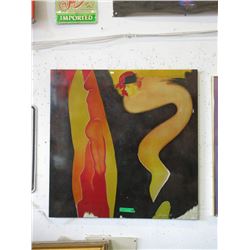 1998 Lacquer on Board Wall Art