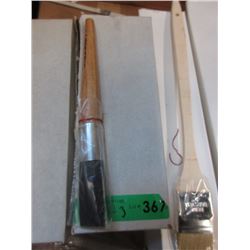 3 Dozen New Birch Handled Artists Paint Brushes