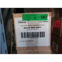 4 Cases of Grinder Spices - Spicy Sea Salt