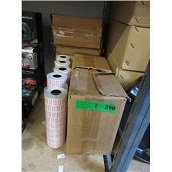 5 Rolls & 4 Cases of "Best Before" Tagging Gun Tape