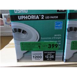 4 New 17 Watt LED PAR38 Flood Light Bulbs