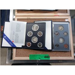 2 Canadian Mint Specimen Coin Sets - 1991 & 1982