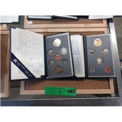 2 Canadian Mint Specimen Coin Sets - 1996 & 1997
