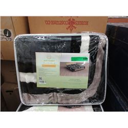 New Queen Size Geometric Sherpa Blanket