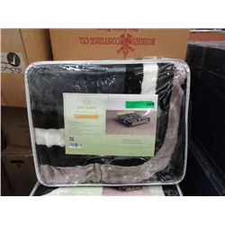 New Queen Size Geometric Sherpa Blanket