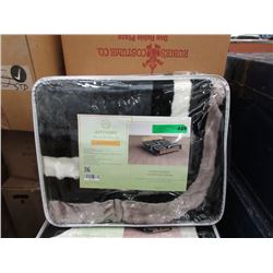 New Queen Size Geometric Sherpa Blanket